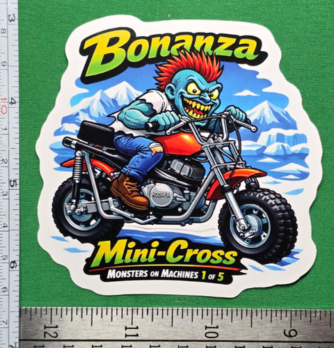 Adesivo bonanza mini cross - adesivo,