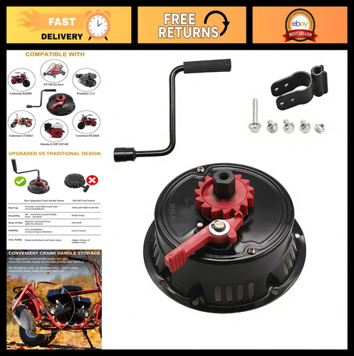 Avviatore rinculo per motore - avviatore, a
