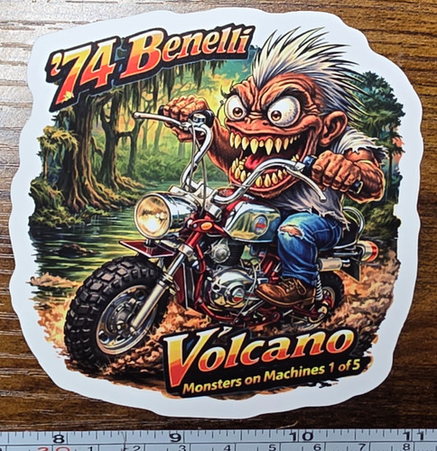 Adesivo benelli volcano - adesivo,